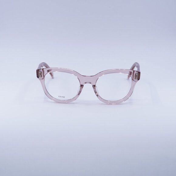 Celine CL50109I 072 Eyeglasses Shiny Light Pink 51mm Square Frame - Picture 2 of 10